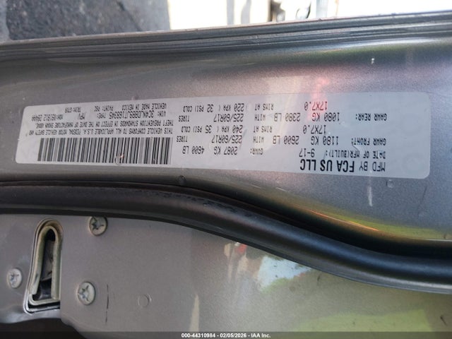 2018 Jeep Compass Latitude 4x4 მანქანა იყიდება აუქციონზე, vin: 3C4NJDBB9JT168345, აუქციონის ნომერი: 44310984