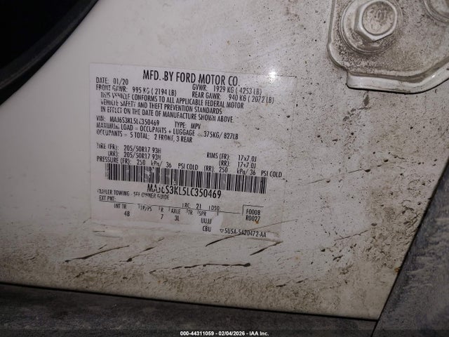 Ford Ecosport Titanium 2020 MAJ6S3KL5LC350469 Image 9