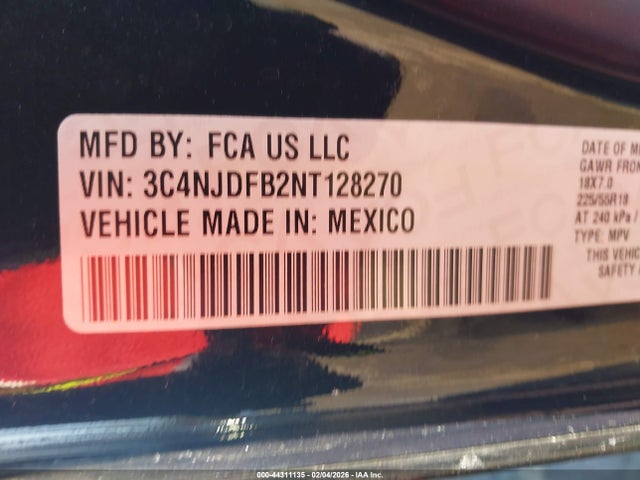 Jeep Compass Latitude Lux 4x4 2022 3C4NJDFB2NT128270 Image 9