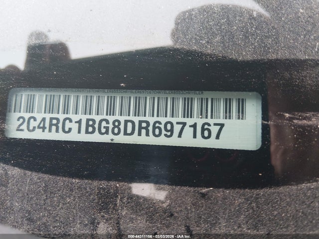 2013 Chrysler Town & Country Touring მანქანა იყიდება აუქციონზე, vin: 2C4RC1BG8DR697167, აუქციონის ნომერი: 44311156