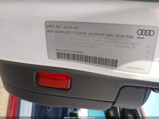 2020 AUDI S5 SPORTBACK WAUC4CF57LA019954 Photo 8