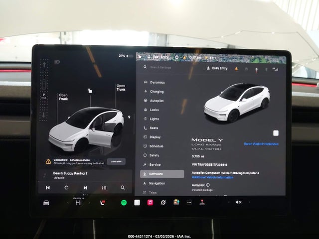 2026 TESLA MODEL Y 7SAYGDEE1TF395616 Photo 6