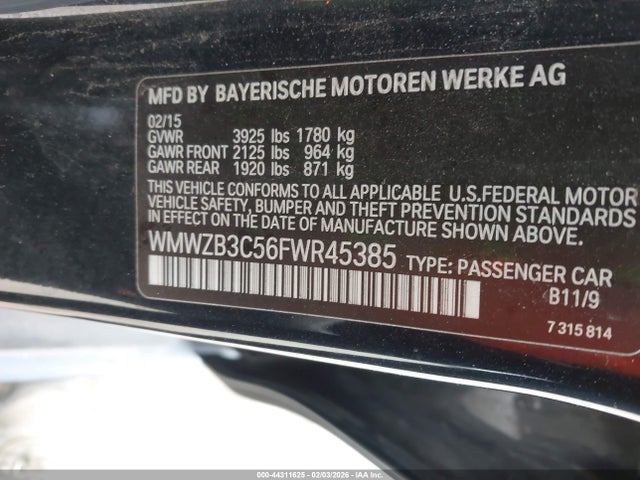 2015 MINI COUNTRYMAN WMWZB3C56FWR45385 Photo 8