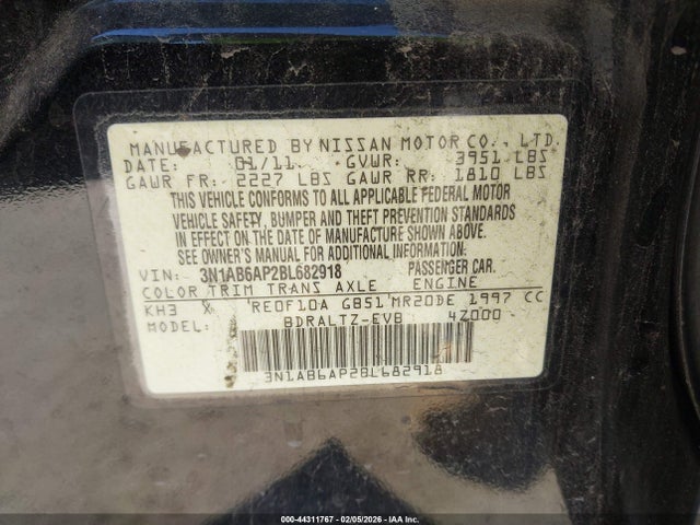 2011 NISSAN SENTRA 3N1AB6AP2BL682918 Photo 8