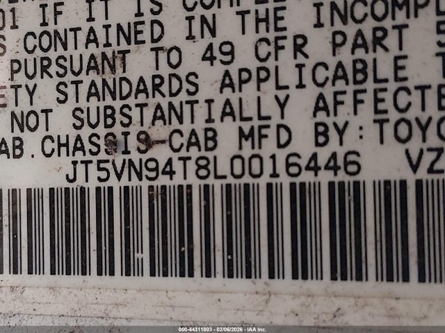 1990 TOYOTA PICKUP JT5VN94T8L0016446 Photo 8