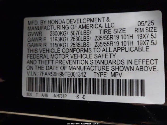 2026 HONDA CR-V HYBRID 7FARS6H99TE001312 Photo 8