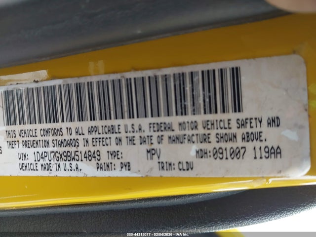 2011 DODGE NITRO 1D4PU7GX9BW514849 Photo 8