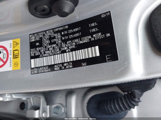 Продажа на аукционе авто 2019 Lexus Nx 300, vin: JTJYARBZ3K2152407, номер лота: 44312084