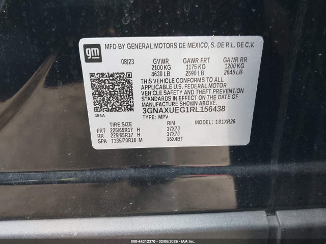 2024 CHEVROLET EQUINOX 3GNAXUEG1RL156438 Photo 8