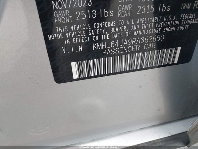 KMHL64JA9RA362650 Hyundai SONATA SEL