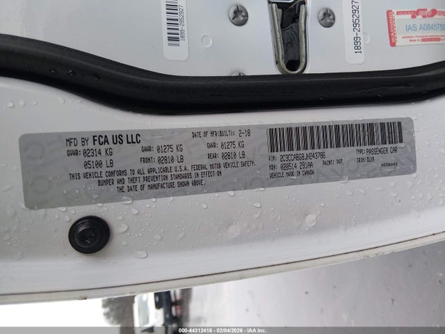 2018 CHRYSLER 300 2C3CCABG8JH243786 Photo 8