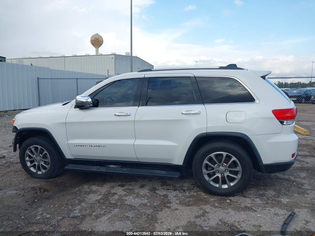 2015 Jeep Grand Cherokee Limited მანქანა იყიდება აუქციონზე, vin: 1C4RJEBG6FC792562, აუქციონის ნომერი: 44312542