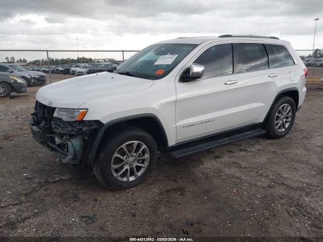 2015 Jeep Grand Cherokee Limited მანქანა იყიდება აუქციონზე, vin: 1C4RJEBG6FC792562, აუქციონის ნომერი: 44312542
