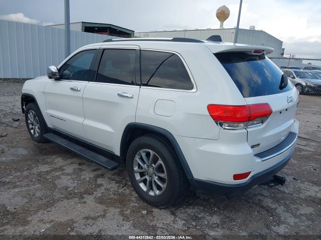 2015 Jeep Grand Cherokee Limited მანქანა იყიდება აუქციონზე, vin: 1C4RJEBG6FC792562, აუქციონის ნომერი: 44312542