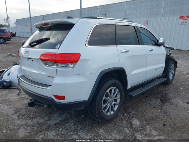 2015 Jeep Grand Cherokee Limited მანქანა იყიდება აუქციონზე, vin: 1C4RJEBG6FC792562, აუქციონის ნომერი: 44312542