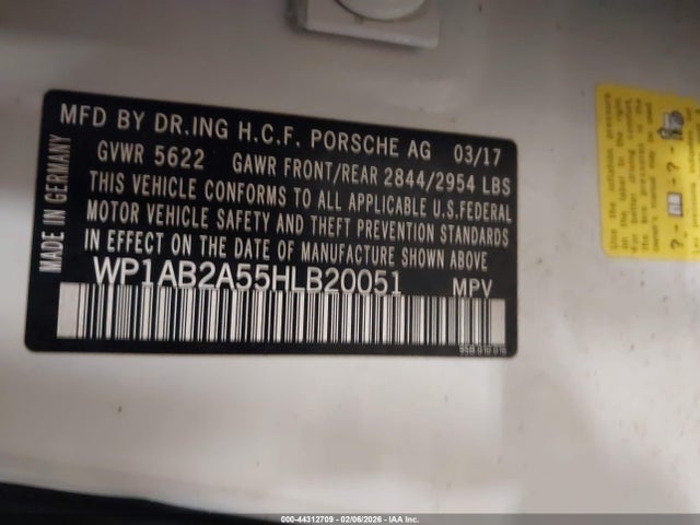 2017 PORSCHE MACAN WP1AB2A55HLB20051 Photo 8