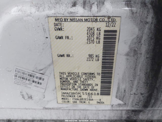 Nissan Leaf 2023 1N4AZ1BV5PC556618 Image 22