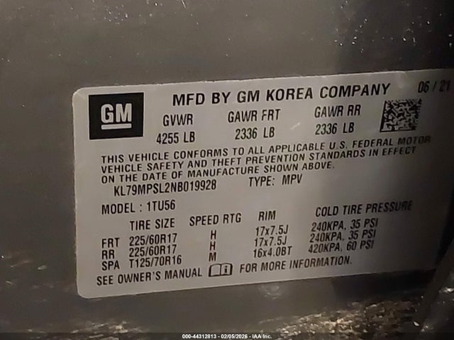 2022 CHEVROLET TRAILBLAZER KL79MPSL2NB019928 Photo 8