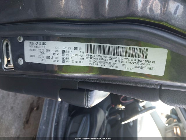44312980 :رقم المزاد ، 1C4PJLCB8FW770544 vin ، 2015 Jeep Cherokee Latitude مزاد بيع