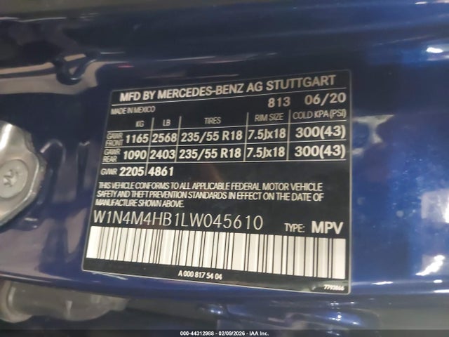 2020 MERCEDES-BENZ GLB 250 W1N4M4HB1LW045610 Photo 8