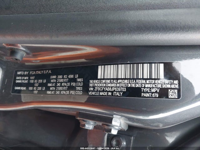 2018 FIAT 500X ZFBCFYAB8JP639703 Photo 8