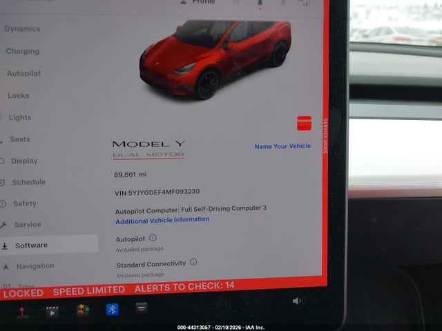 2021 TESLA MODEL Y 5YJYGDEF4MF093230 Photo 6