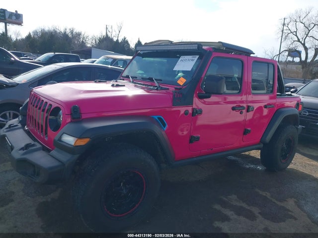 2020 Jeep Wrangler Unlimited Willys 4x4 მანქანა იყიდება აუქციონზე, vin: 1C4HJXDG0LW182333, აუქციონის ნომერი: 44313190
