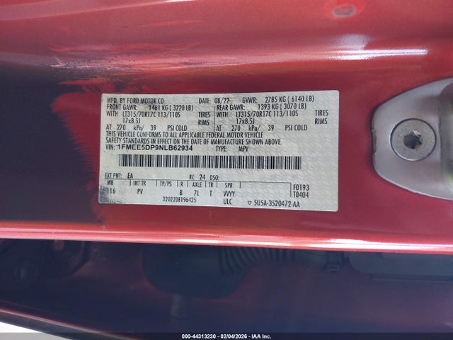 2022 FORD BRONCO 1FMEE5DP9NLB62934 Photo 8