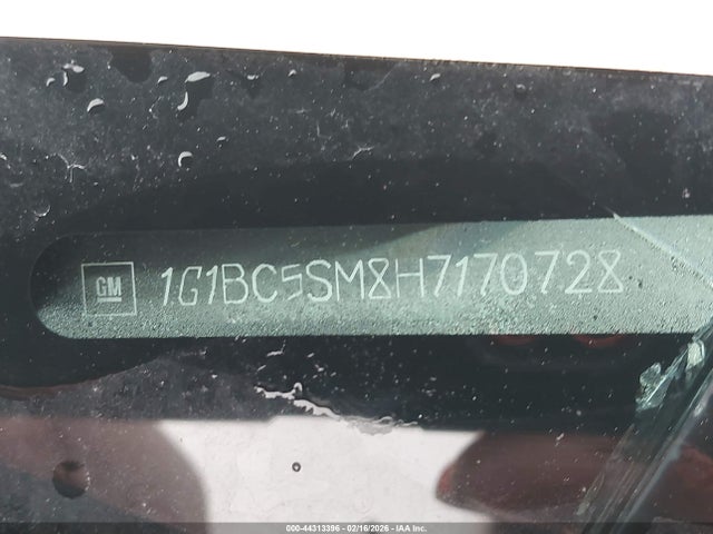 1G1BC5SM8H7170728 Chevrolet Cruze Ls Auto