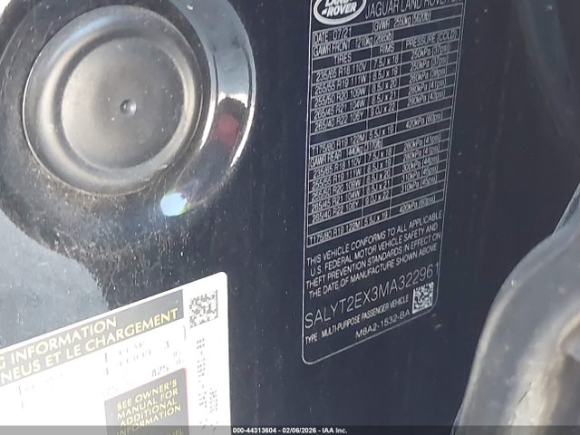 2021 LAND ROVER RANGE ROVER VELAR SALYT2EX3MA322961 Photo 8