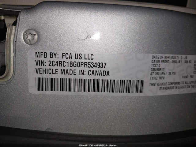 2023 CHRYSLER PACIFICA 2C4RC1BG0PR534937 Photo 8
