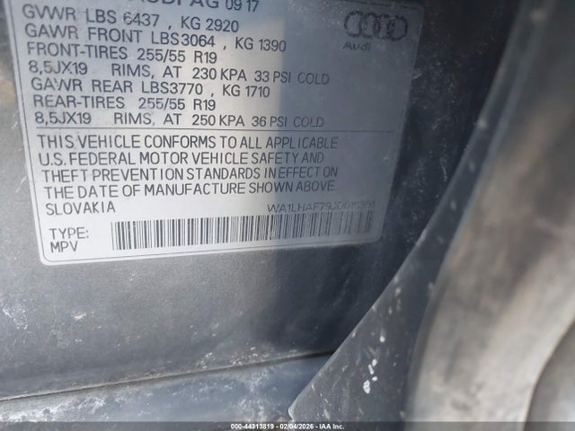 2018 AUDI Q7 WA1LHAF79JD015391 Photo 8