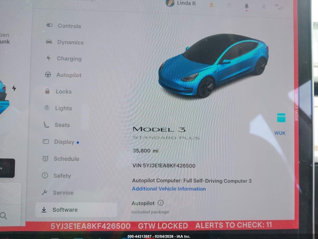 Продаж на аукціоні авто 2019 Tesla Model 3 Long Range/mid Range/standard Range/standard Range Plus, vin: 5YJ3E1EA8KF426500, номер лоту: 44313887