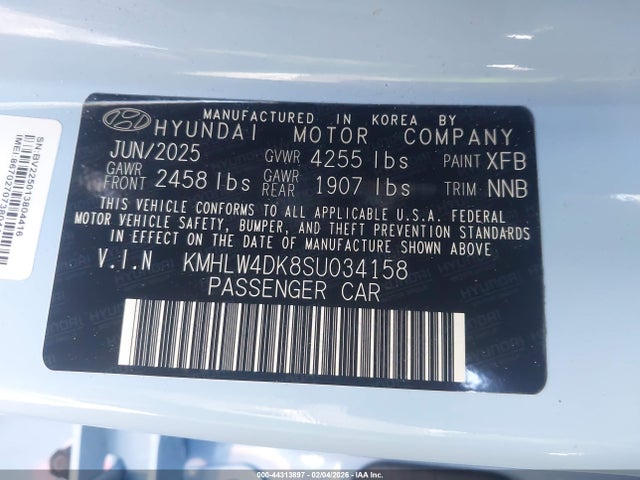 2025 HYUNDAI ELANTRA N KMHLW4DK8SU034158 Photo 8