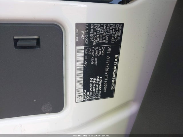 2024 MERCEDES-BENZ SPRINTER 2500 W1Y4KBHY7RT169909 Photo 8