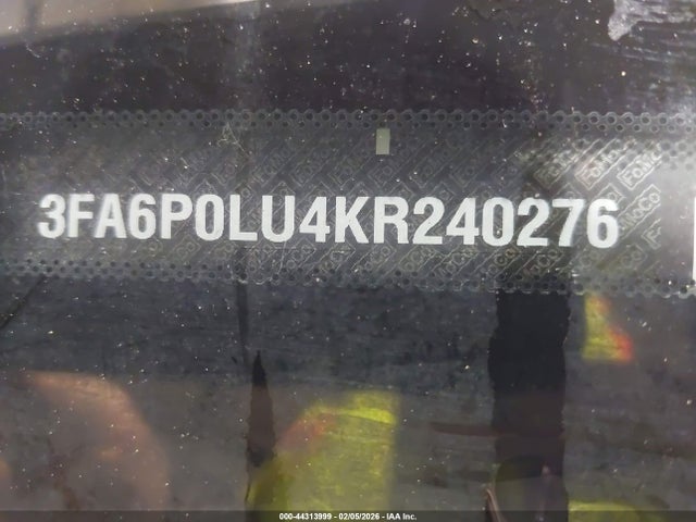 2019 FORD FUSION HYBRID 3FA6P0LU4KR240276 Photo 8