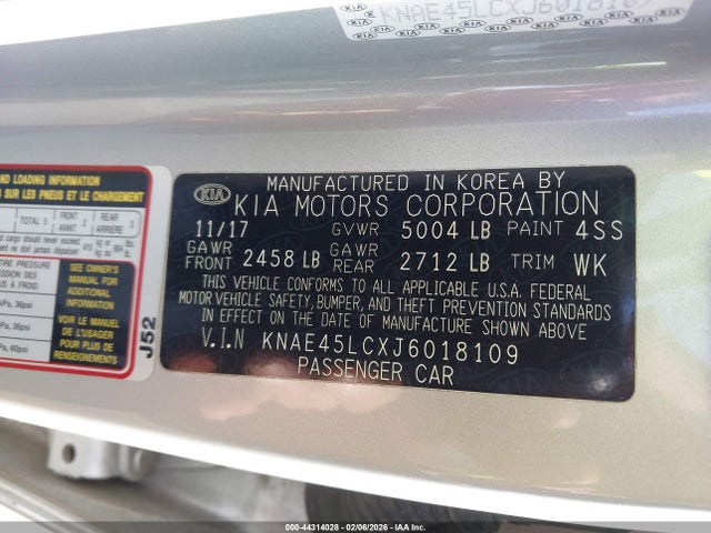 2018 KIA STINGER KNAE45LCXJ6018109 Photo 8