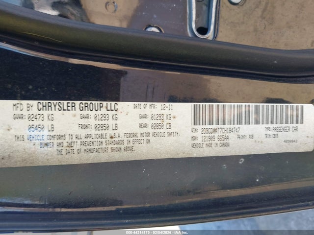 2012 DODGE CHARGER 2C3CDXAT7CH184747 Photo 8