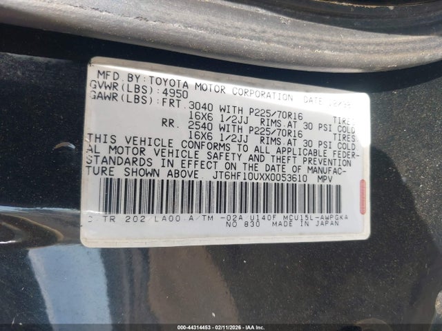 1999 LEXUS RX 300 JT6HF10UXX0053610 Photo 8