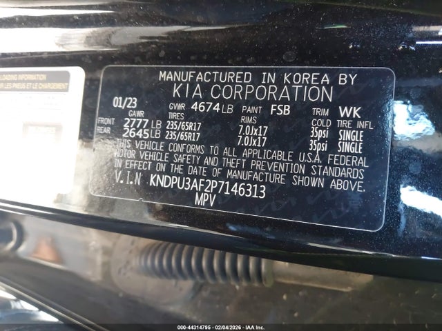 KIA Sportage Lx 2023 KNDPU3AF2P7146313 Image 9