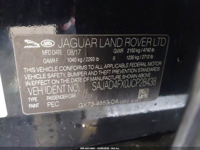 2018 JAGUAR XE SAJAD4FX0JCP28438 Photo 8