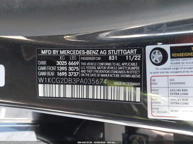 2023 MERCEDES-BENZ EQS 450+ W1KCG2DB3PA035674 Photo 8