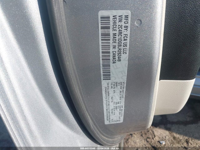 Продаж на аукціоні авто 2020 Chrysler Voyager Lxi, vin: 2C4RC1DG8LR262449, номер лоту: 44315348