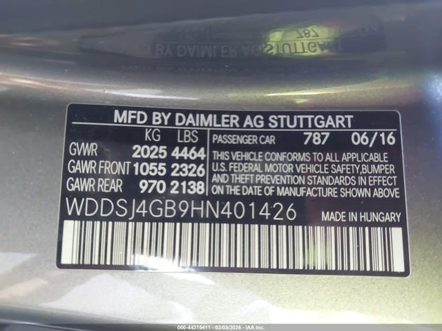 2017 MERCEDES-BENZ CLA 250 WDDSJ4GB9HN401426 Photo 8