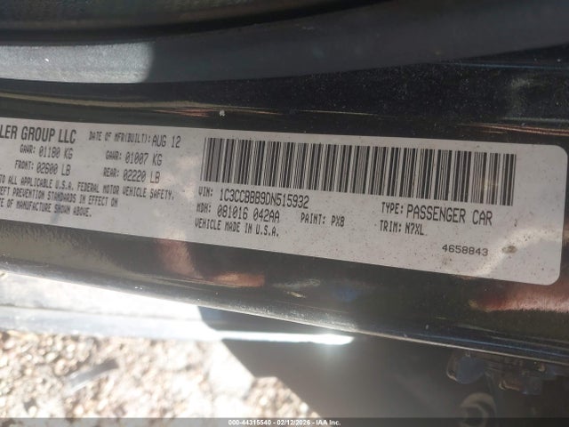 2013 CHRYSLER 200 1C3CCBBB9DN515932 Photo 8