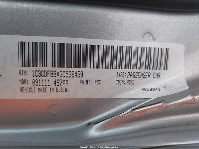 2016 DODGE DART 1C3CDFBBXGD539459 Photo 8