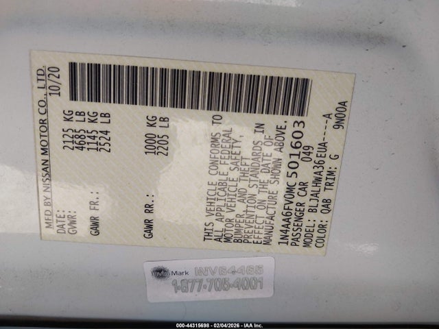 Nissan Maxima Platinum Xtronic Cvt 2021 1N4AA6FV0MC501603 Image 9