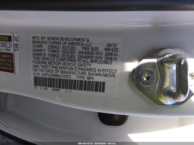 2022 ACURA RDX 5J8TC2H68NL015572 Photo 8