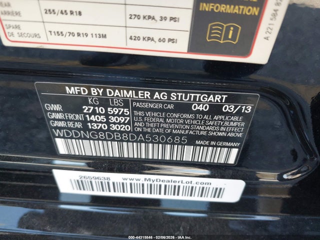 2013 MERCEDES-BENZ S 350 BLUETEC WDDNG8DB8DA530685 Photo 8