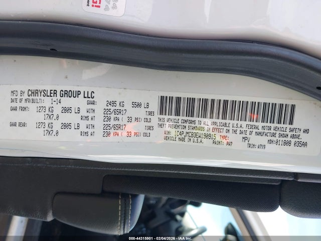Jeep Cherokee Latitude 2014 1C4PJMCB3EW190915 Image 9